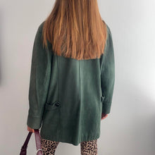 Load image into Gallery viewer, Vintage suede leather jacket size 16

