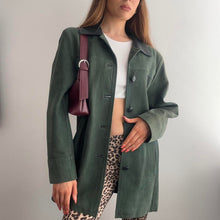 Load image into Gallery viewer, Vintage suede leather jacket size 16
