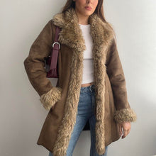 Load image into Gallery viewer, Brown afghan coat size 14
