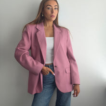 Load image into Gallery viewer, St Michael vintage pink blazer jacket size large
