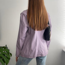 Load image into Gallery viewer, Lilac leather jacket size XL
