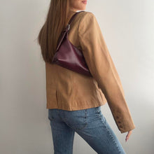 Load image into Gallery viewer, Tan brown leather blazer jacket size large
