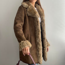 Load image into Gallery viewer, Brown afghan coat size 14
