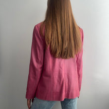Load image into Gallery viewer, Hot pink leather blazer jacket size 14
